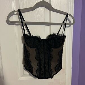 Urban Outfitters Black Corset